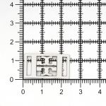 Украшение пришивное 10 мм, металл, серебро (никель), МТ_1817, 12 шт