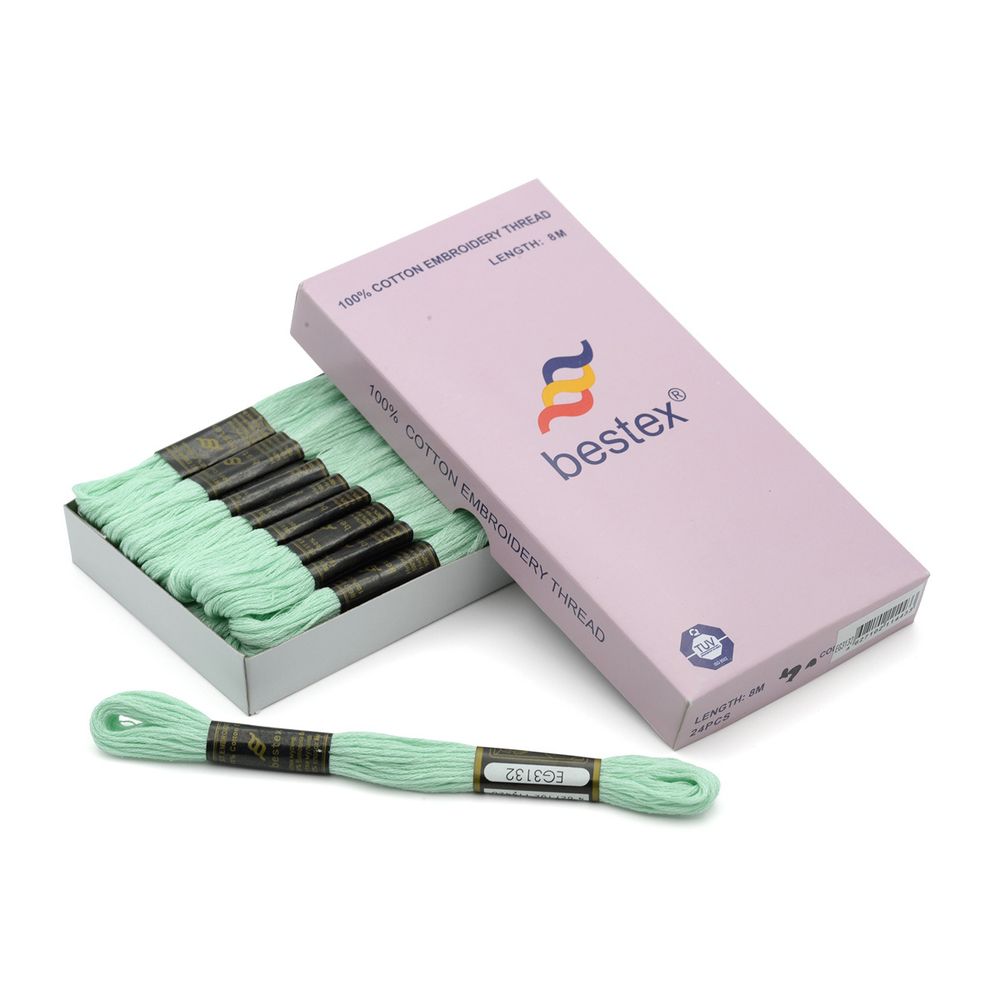 Мулине Bestex, цв.EG3132, 24 мотка по 8 метров