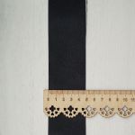 Лента атласная 1-сторонняя 50.0 мм / 22.86±1 метров, 160 черный, Globus