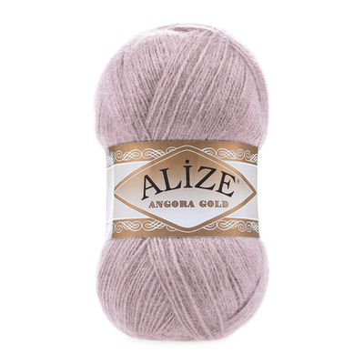 Пряжа Alize (Ализе) Angora Gold / уп.5 мот. по 100 г, 550м, 163 серая роза A