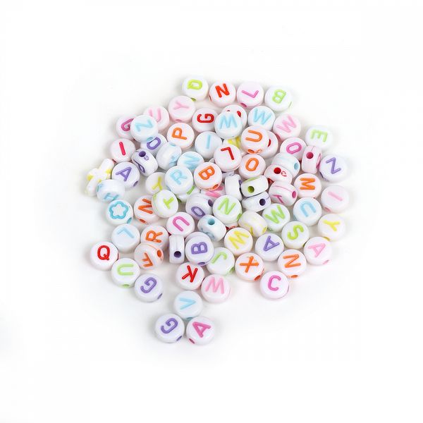 Бусины пластик набор буквы английские, M4H-B004, 500 г, Magic4Hobby