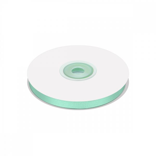 Лента репсовая (в рубчик) 6.0 мм / 22.8±1 метра, F199 мятный, Magic4Hobby