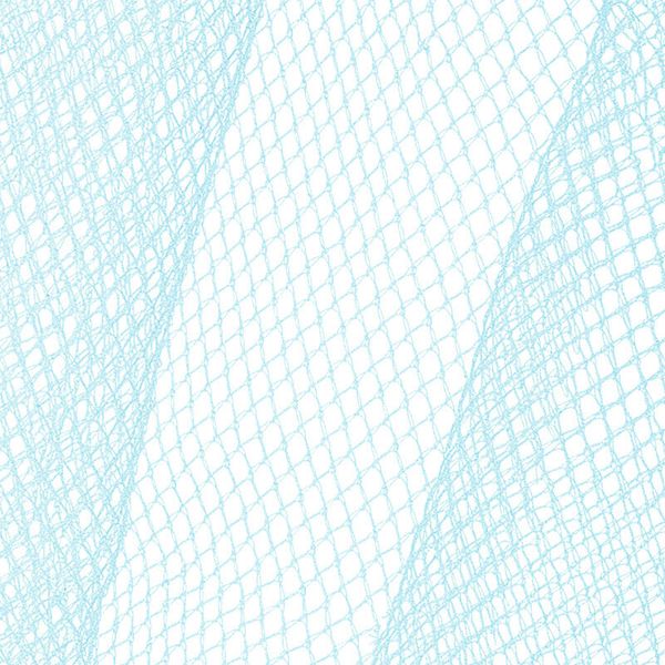 Фатин на шпульке средней жесткости, 100% нейлон, 150 мм, 06 голубой, 22,86м, Gamma FTN/R