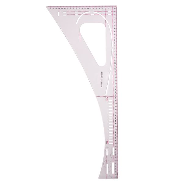 Лекало портновское толщ. 2 мм, 60.5 смх24 см, Gamma LUR-05