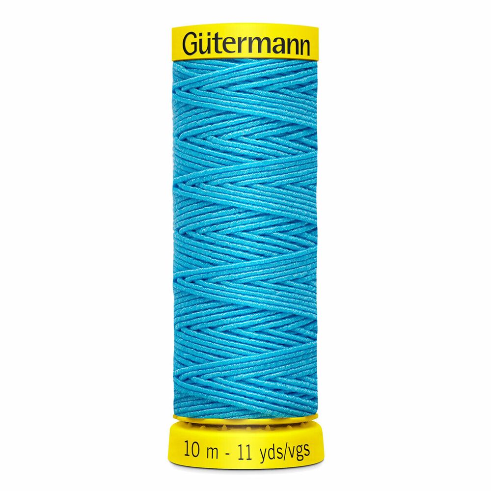 Нить-резинка Gutermann Elastic, 10м, 6037 джинсовый, 5кат