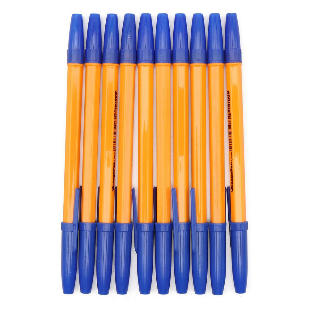 Набор шариковых ручек 1 мм Orange цвет чернил синий, 10 шт, 70821