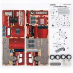 Пазл объемный 3D, 29 элементов, Серия Транспорт (мини) Пожарная машина, Rezark ROM-02
