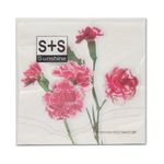 Салфетки 33х33см, 2-х слойные 20 шт/упак (гвоздики), JLC-2PLY