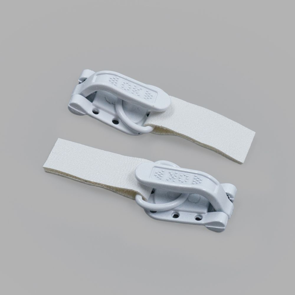 Крючок шубный PQ 45 мм, белый, PQ5209, 100 шт