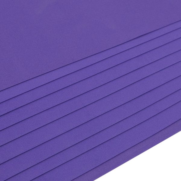 Фоамиран EVA-1010, 10 шт, 20х30 см, 1 мм., Astra&Craft (ZK-028 чернильный)