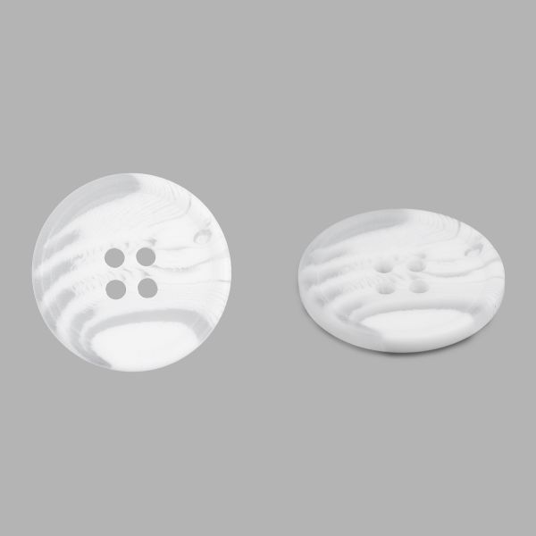 Пуговицы 4 прокола 40L (White (белый)), 72 шт