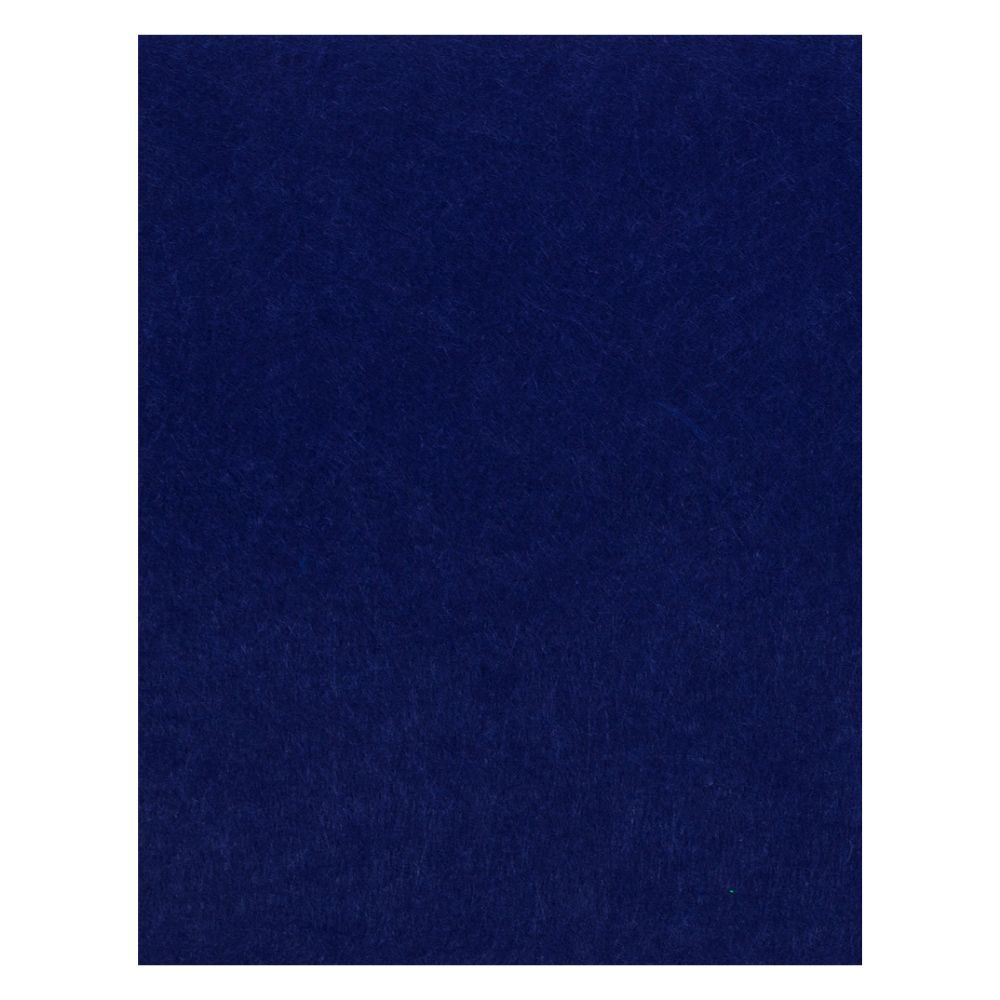 Фетр листовой 1.0 мм, 160 г/м, 23х30 см, т.синий, 1 лист