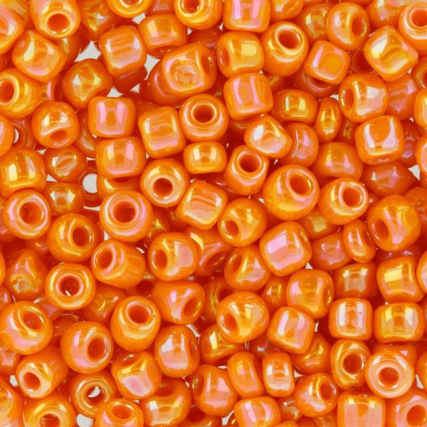 Бисер Zlatka 8/0 (2.9 мм), 100 г (10х10 г), №0410 т.оранжевый, GR