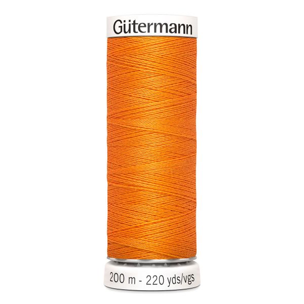 Нитки универсальные Gutermann Sew-all 100 (200 метров) | 350 св.оранжевый