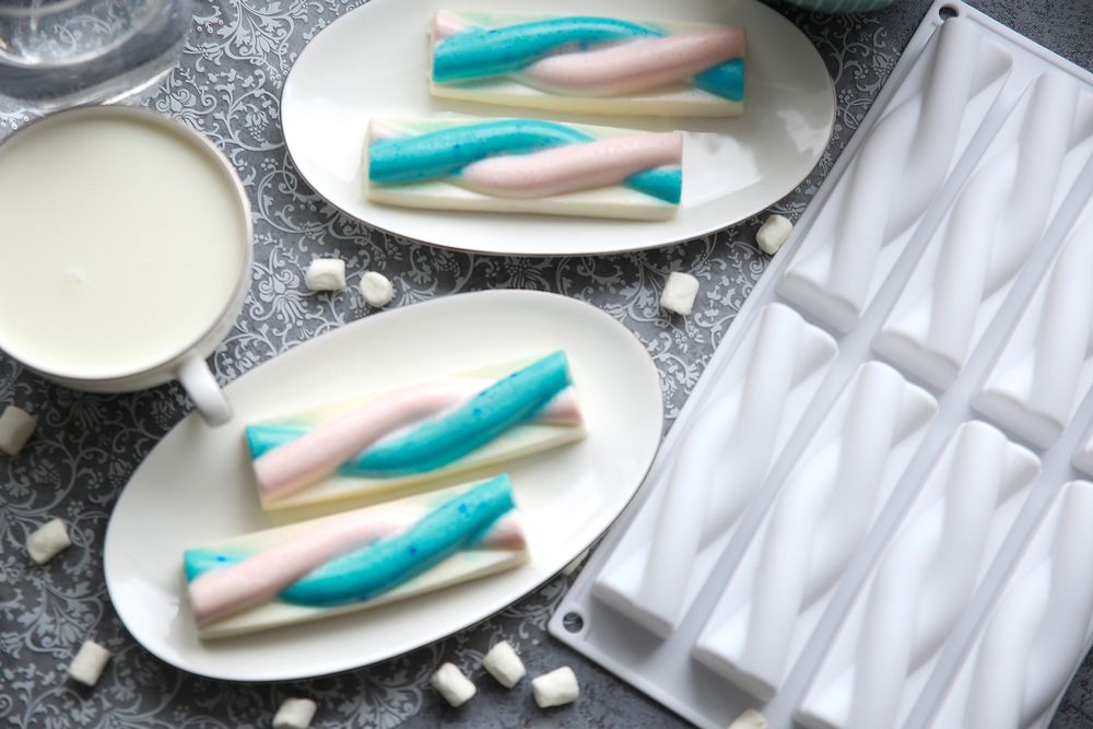 Форма силиконовая для пирожных 30х17.5х3 см, маршмеллоу -8 ячеек, S-Chief SPC-0323