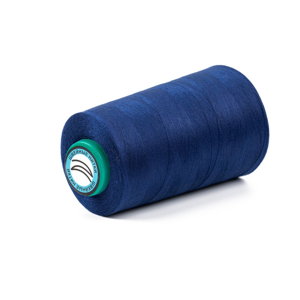 Нитки универсальные Nitka 40/2, 4570 м (5000 ярд) / 1 кат., 297 синий