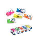 Ластик флуоресцентные цвета 60 шт, Giotto F241700
