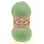 Пряжа Alize (Ализе) Baby Best / уп.5 мот. по 100 г, 240м, 041 светло-зеленый A
