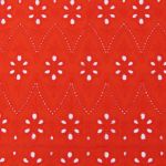 Ткань шитьё (прошва) 285 г/м², 150х135 см, 17-1563 красный, Gamma YFAS-2309