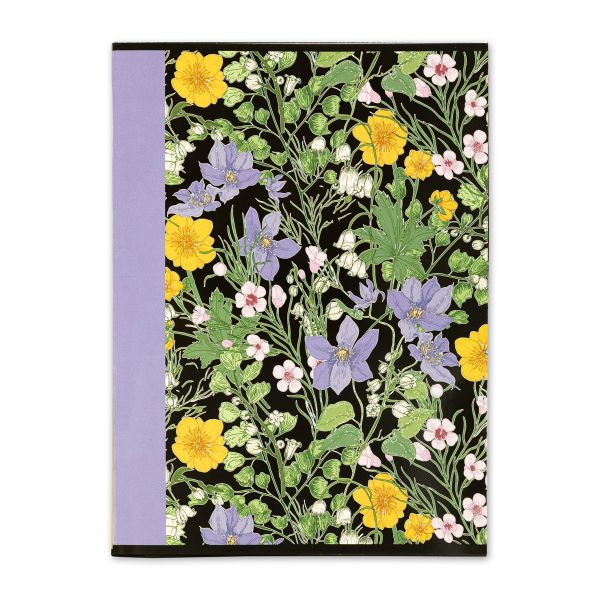 Тетрадь Следы художника A4 80 л. на скобе 60 г/м², 5 шт, клетка, SVT 800121 02 полевые цветы 2, Светоч