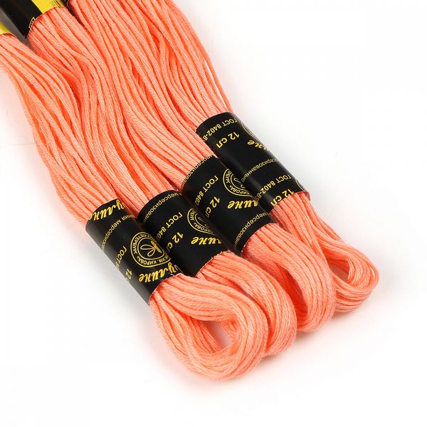 Мулине ПНК им.Кирова цв.0801 розовый, 24 мотка по 8 метров