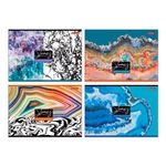 Альбом для рисования 100 г/м², A4 29х20.5 см, склейка с одной стороны 40 л., 4 шт, 40АЛКЛ4_000253 Каменный цветок, Светоч