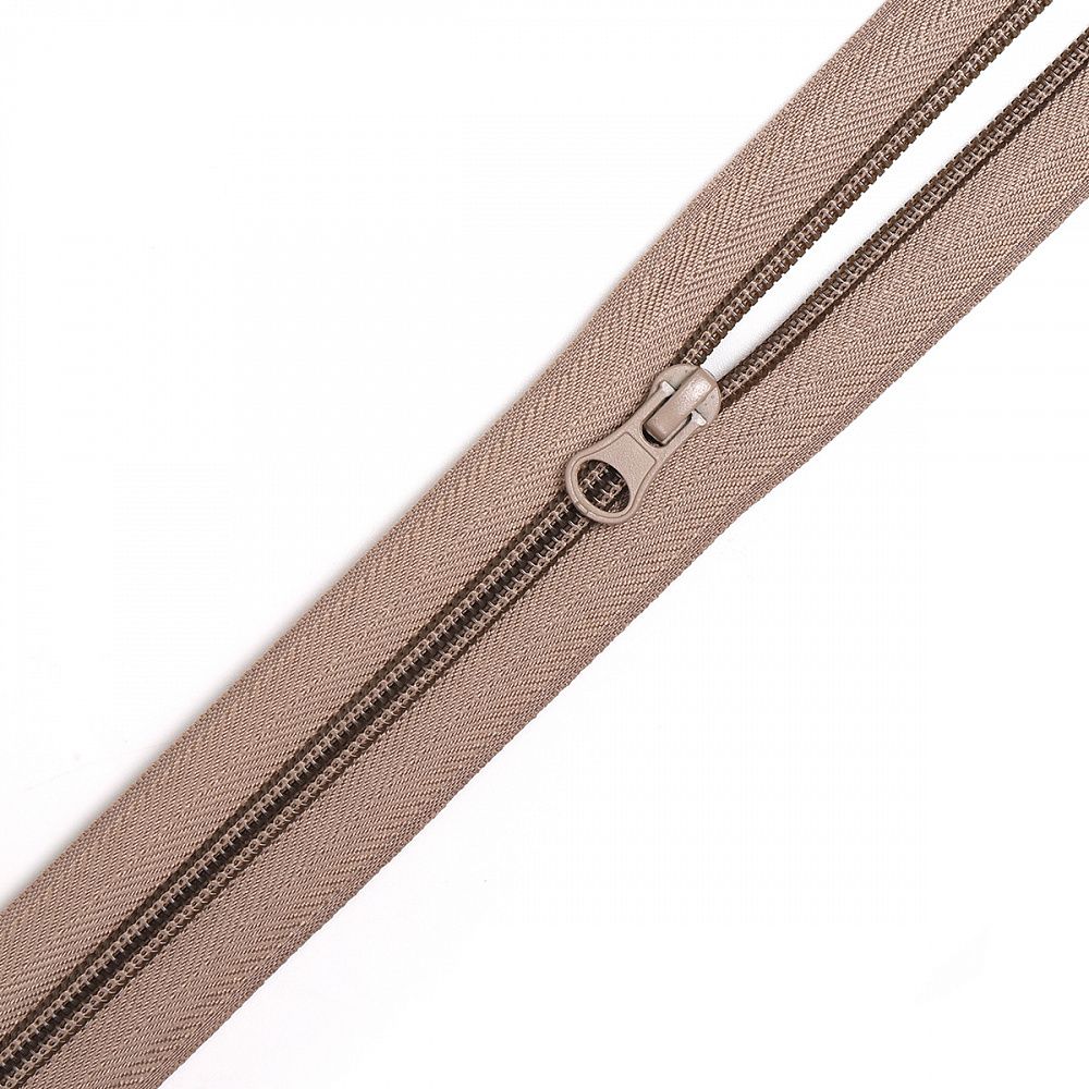 Молния спираль (витая) Т5 (5 мм) 1 зам., н/раз., 18 см, цв.S810 т.бежевый уп.50 шт Молния спираль (витая) Т5 (5 мм) 1 зам., н/раз., 18 см, цв.S810 т.бежевый уп.50 шт