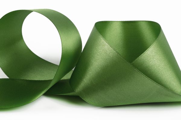 Лента атласная 2-сторонняя 50.0 мм / 33±2 метра, 085 серо-зеленый, Gamma AL-50D