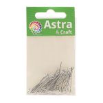 Штифты с петлей 25мм, 50 (±5)шт/упак, Astra&Craft (никель), 4AR261/262