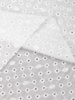 Ткань шитьё (прошва) 100 г/м², 150 см / 15 метров, TBY.Emb.2 белый