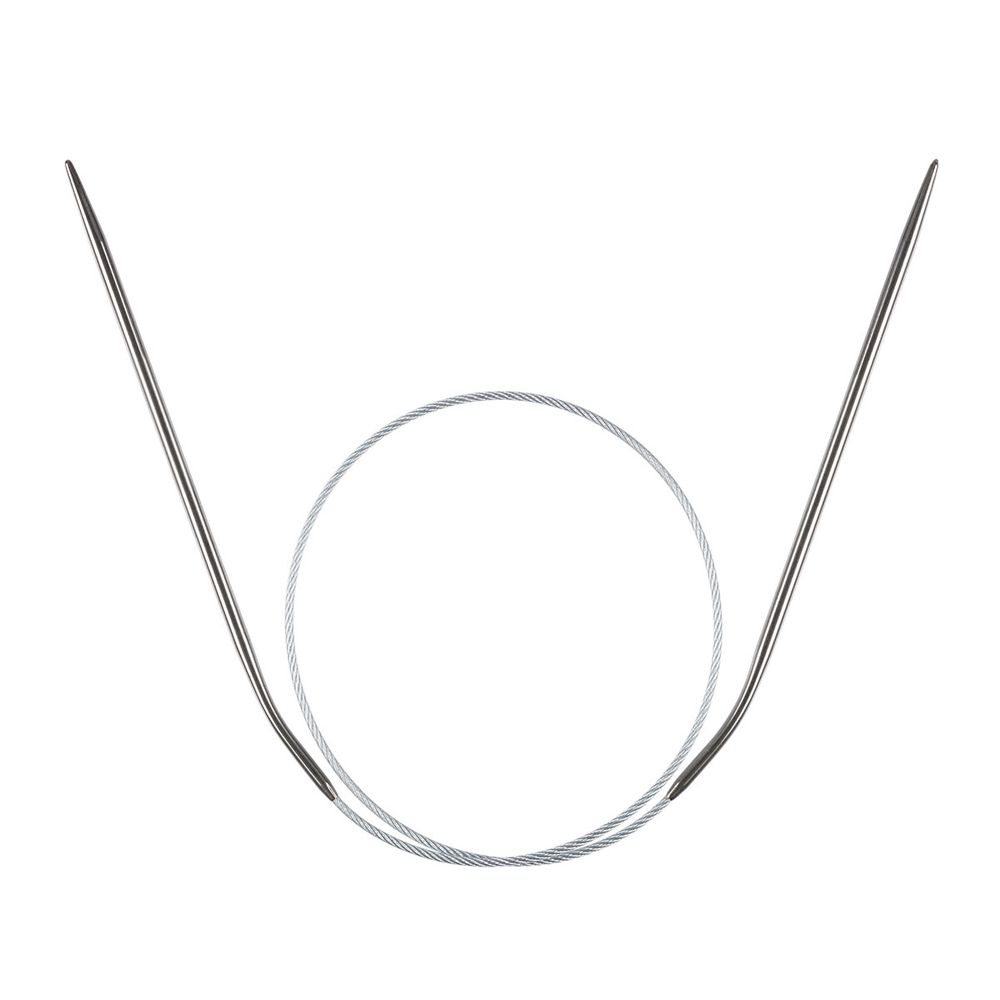 Спицы круговые металл ⌀3.0 мм, 50 см, 1 шт, с металлической леской, Gamma MKJ