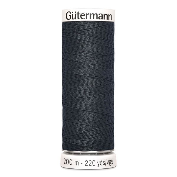 Нитки универсальные Gutermann Sew-all, 200м, 799 т.т.серый, 5 катушек