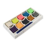 Пластилин восковой Перламутровые цвета 120 г, 10 цв, Лео LPMCR-0110