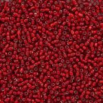 Бисер Astra&Craft 11/0 (2.1 мм), 500 г, цв. 25В бордовый/прозр.серебрист.центр (круг.отв.)