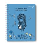 Тетрадь ученическая общая с двойной обложкой, (лицензия), A5 96 л. на гребне 65 г/м², белизна 100 %, 4 шт, клетка, 01208 Найти друга (Ёжик в тумане), Светоч Т117