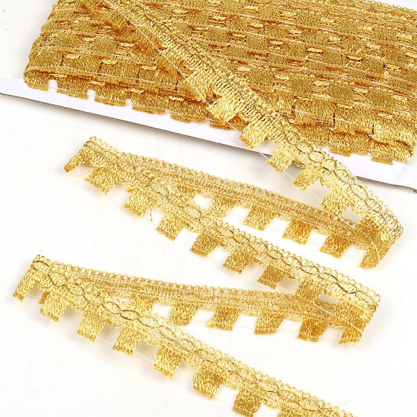 Тесьма отделочная 25 мм, 13-9040 цв.золото уп.13.71м