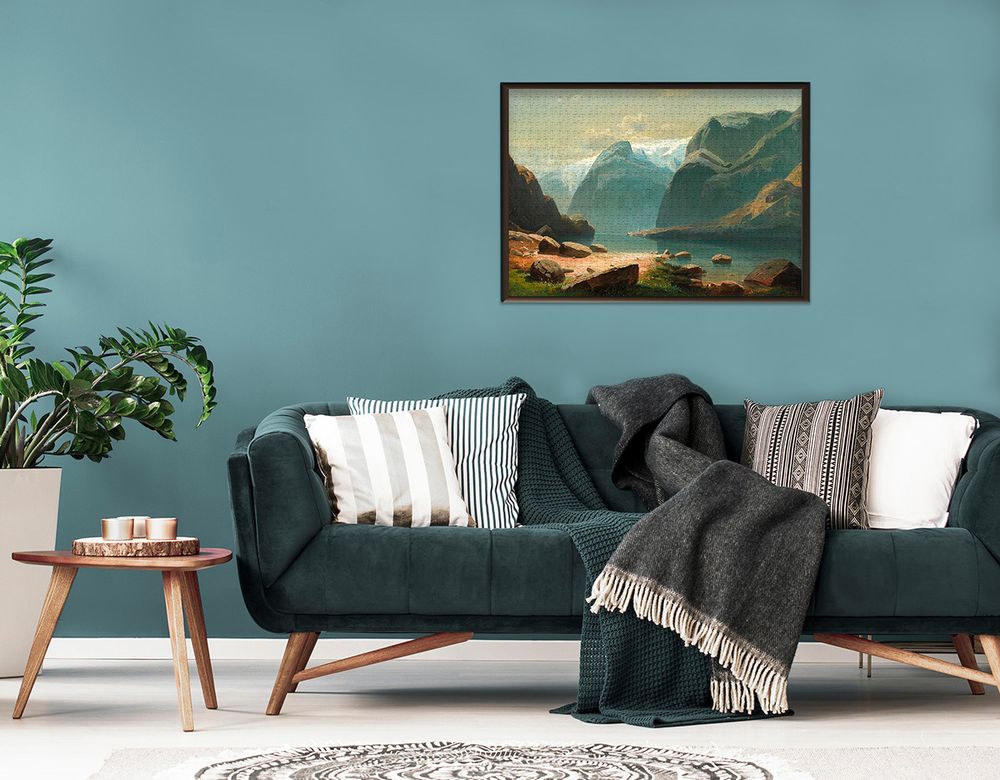 Пазл. Третьяковская галерея 1000 элементов, Саврасов А.К. Озеро в горах Швейцарии. 1866, Фрея GTG-PZL-1000/02