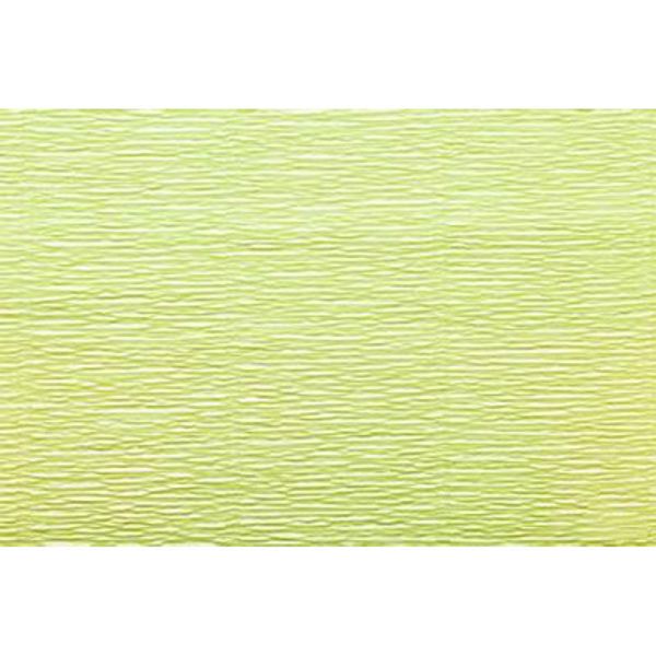 Бумага гофрированная (креповая) 180 г/м², 50 см / 2.5 метра, 558 салатовый, Blumentag GOF-180