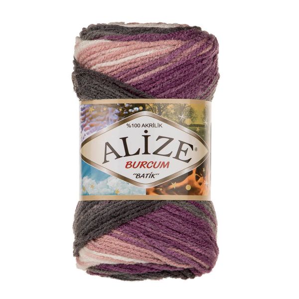 Пряжа Alize (Ализе) Burcum Batik / уп.5 мот. по 100 г, 210м, 1986 секционный A