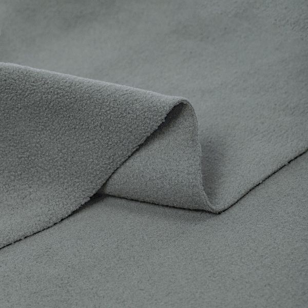 Флис 2-сторонний 190 г/м², 150 см / 2 метра, TBY-0059-307.2, цв.S307 серый