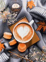 Алмазная (кристальная) мозаика Фрея, на подрамнике Уютный вечер, 30х40 см