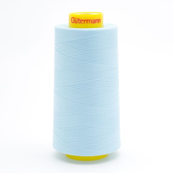 Нитка особо тонкая Gutermann Mara №150 (150/2), 5000 м, 713961, цв. 195 голубой лед, 1 катушка