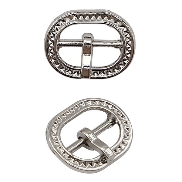 Пряжка ременная металл 10 мм, 10 шт, никель НР9229