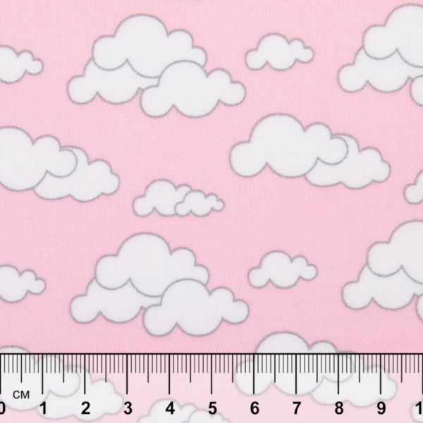 Ткань для пэчворка Peppy Молочные сны фланель, рулон 112 см / 5 метров, МС-20 розовый, Peppy