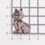 Украшения декоративные пуговицы Котик, 34 мм (032), 36 шт