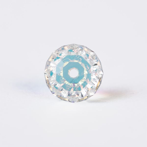 Бусины стекло ⌀8 мм, 6 шт, перламутр/crystal, Preciosa 451-19-002 Bellatrix Bead