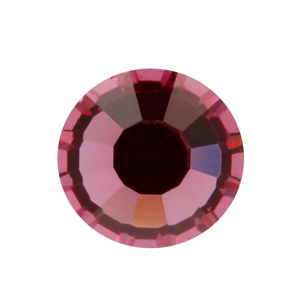 Стразы клеевые стекло 2.7 мм, 144 шт, SS10 розовый (rose 70010), Preciosa 438-11-612 i