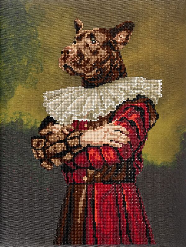 Алмазная (кристальная) мозаика Фрея, Барон фон Дог, 30х40 см