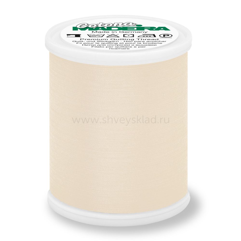 Нитки вышивальные хлопок Madeira Cotona №50, 1000 м, цв. 733, 9350, 5 катушек