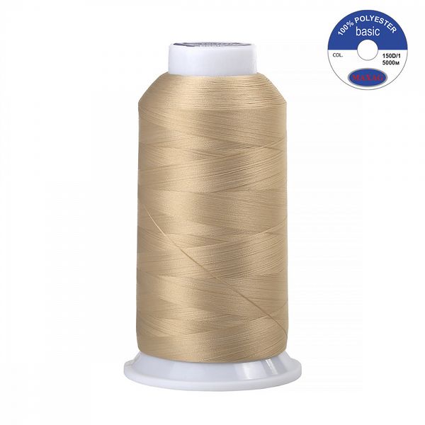 Нитки швейные текстурированные Max, 150D/1, 5000 м, 90г, 211 бежевый
